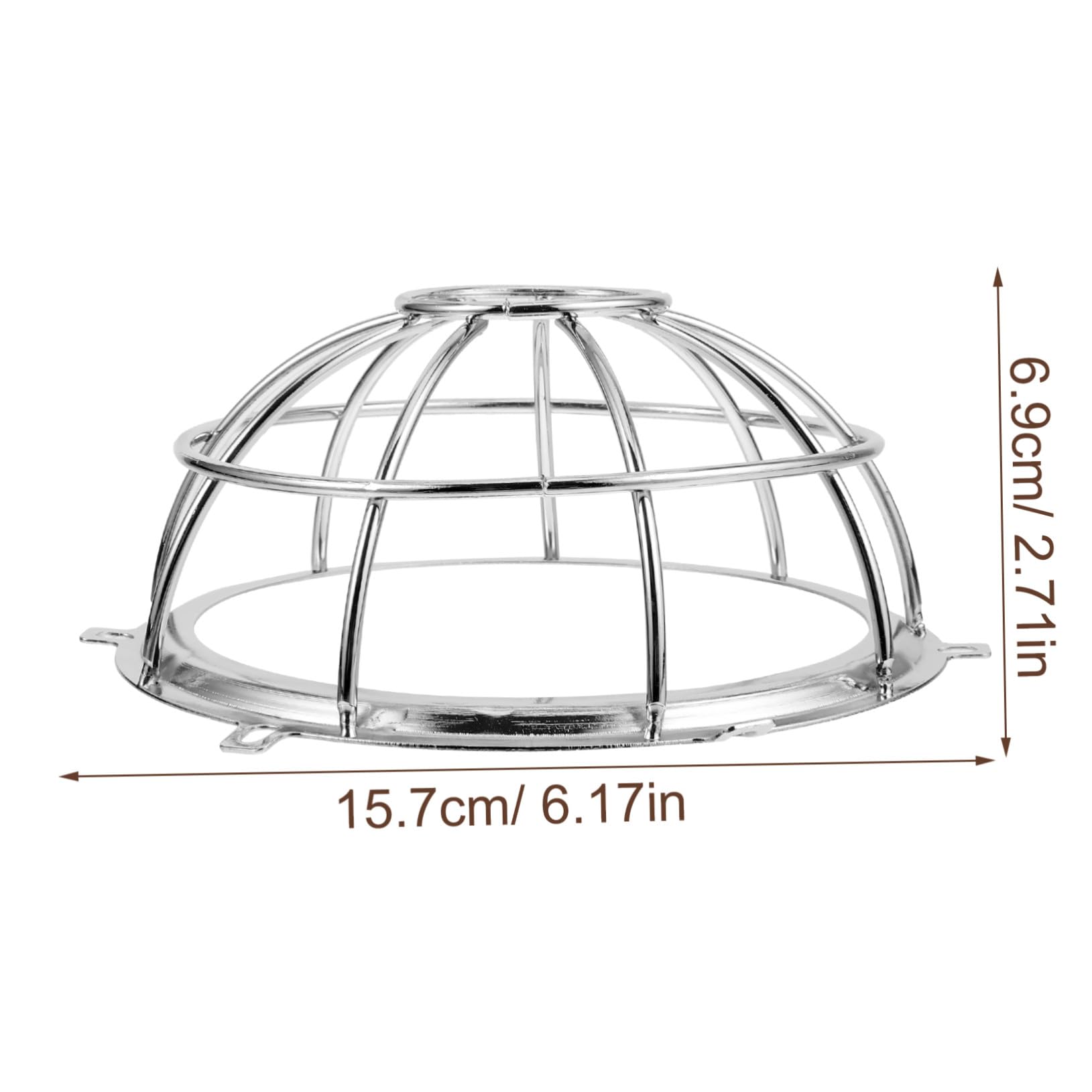 7 Piezas Protector Metálico para Detector de Incendios Jaula Resistente para Sistema de Supresión Compatible con Sensores Humo Domésticos y Comerciales