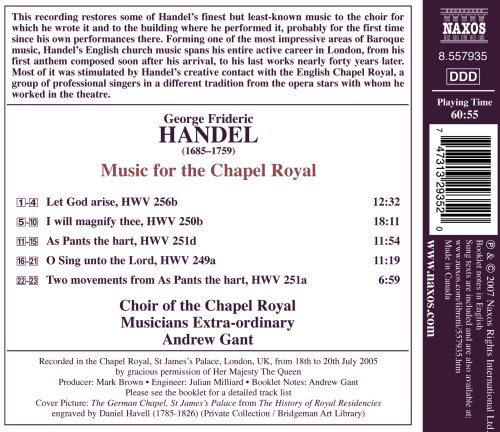 Vista 3 de Music for the Chapel Royal