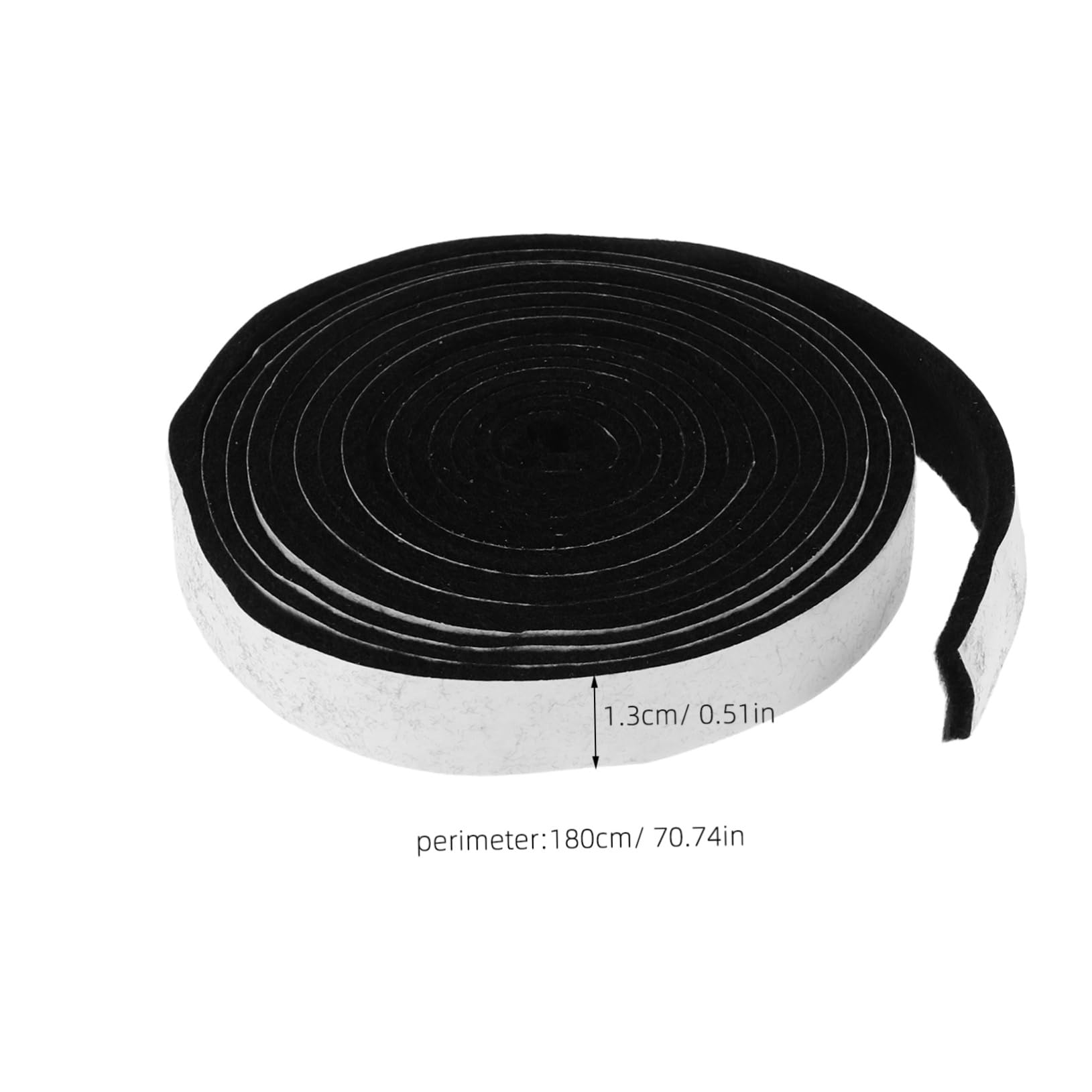 DECHOUS Flame Resistant Seal Foam Tape for High Temperature Insulation Self Adhesive Weather Stripping for Doors Windows BBQ Grills and Ovens