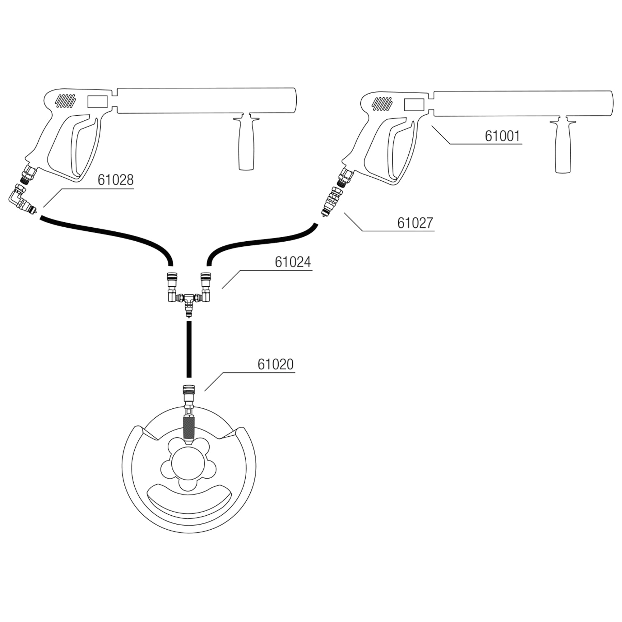 CO2 Bottle to 3/8" Q-Lock adapter