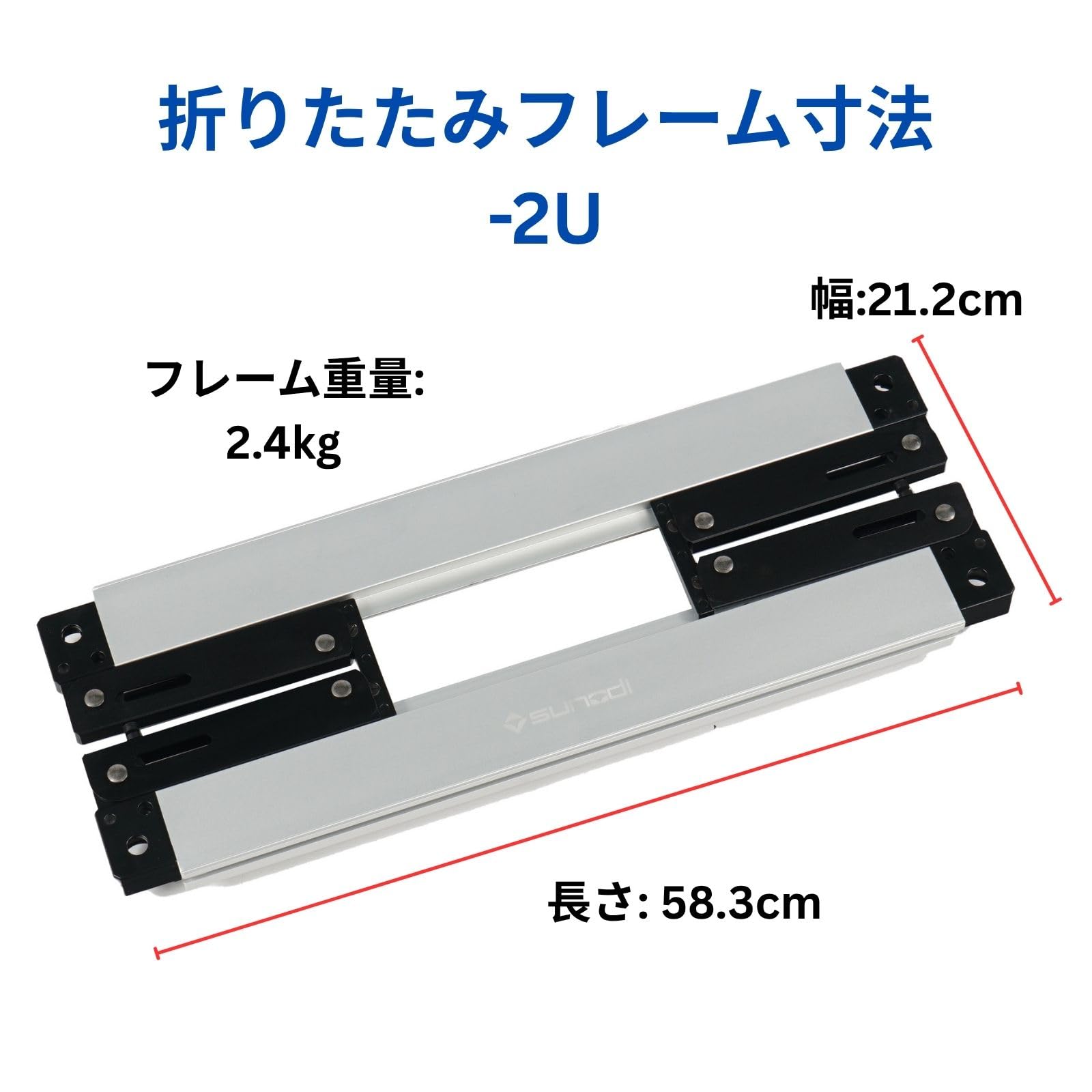 Amazon.co.jp: Sunodi 折りたたみ式 IGTキャンプテーブルフレーム