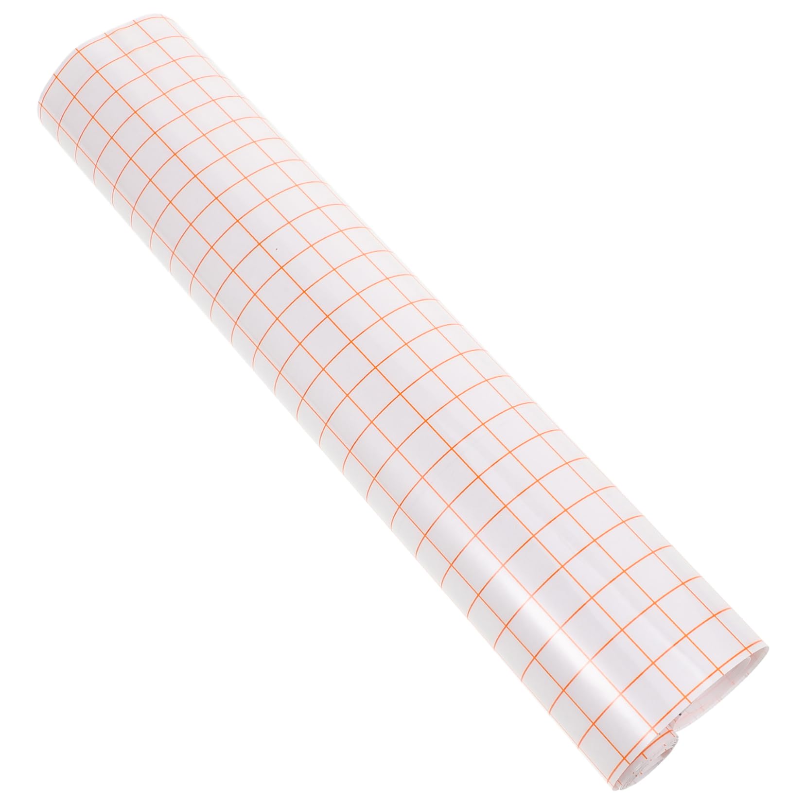 IWOWHERO Orange Grid Transfer Tape Vinyl Alignment Film Self-Adhesive Easy Transfer Solution