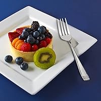 Vista 3 de Obstnny Juego de tenedores de postre de acero inoxidable, 6.7 pulgadas, juego de 12