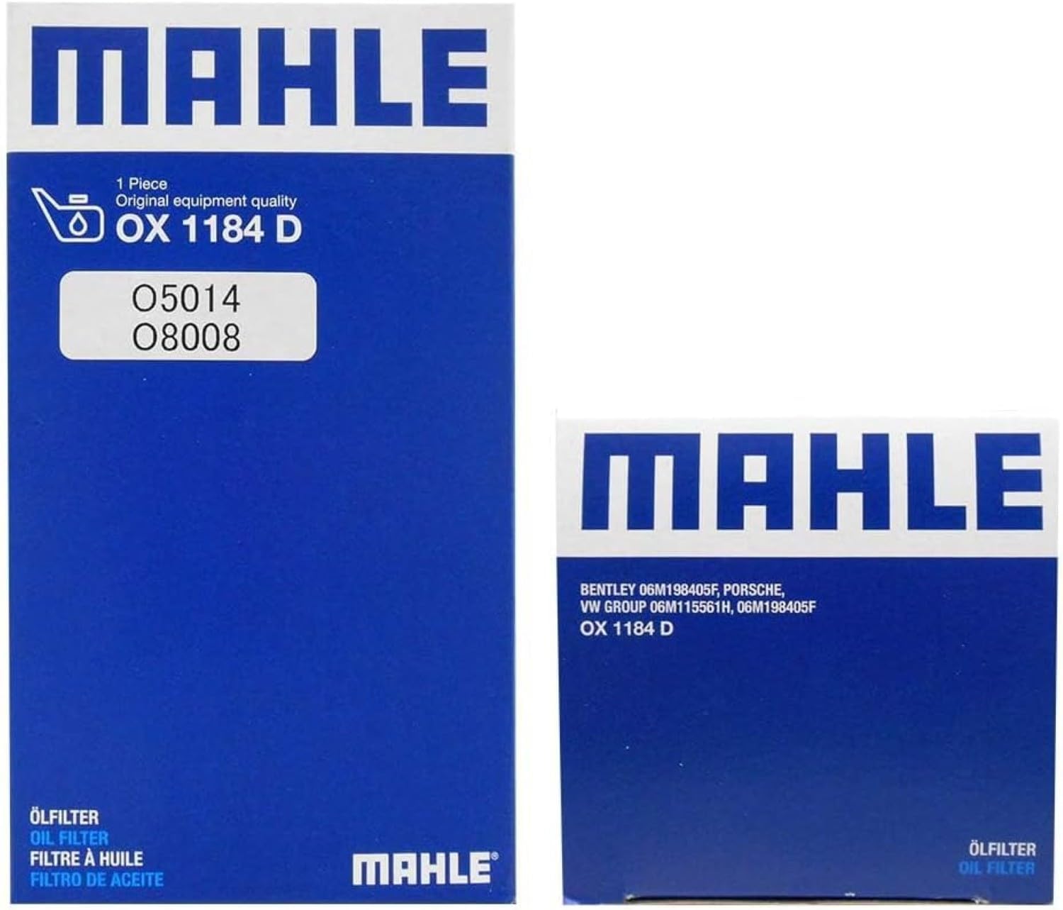MAHLE OX1184D Oil Filter
