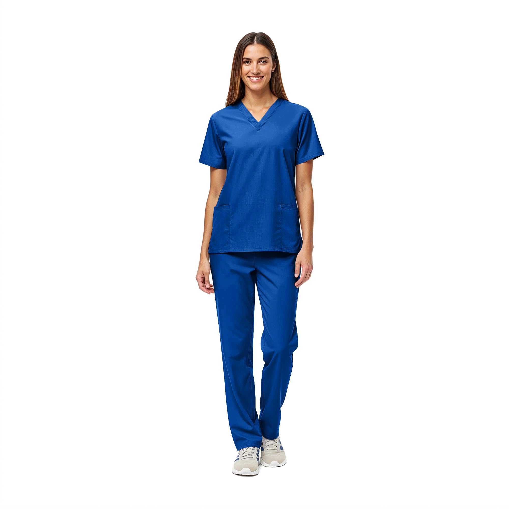 Natural Uniforms Unisex Scrub Set-Top and Pant Set (Standard Workwear Scrub Set)