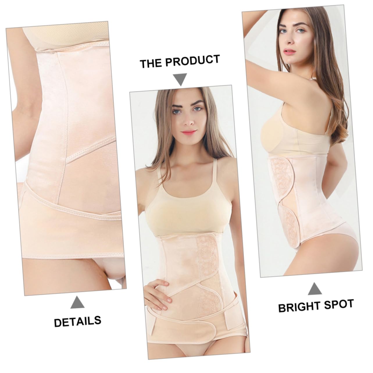 Postpartum Belly Belt Pregnant Pads Maternity Belly Band Pants Pregnancy Belt Maternity Belt Shaping Belt Strap Belts Girdle Maternity Belly Support Corset Pelvic Cotton Beige