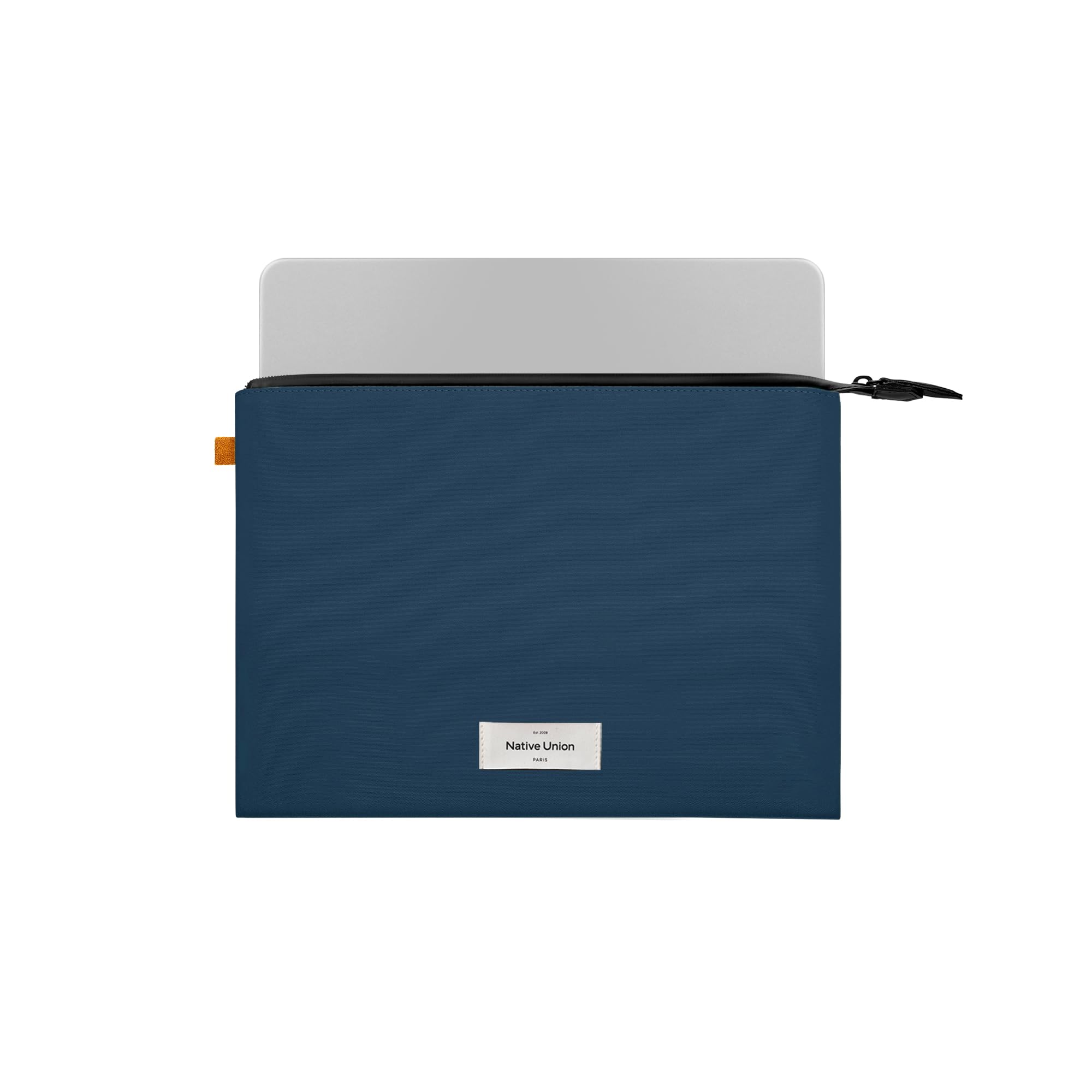 Native Union W.F.A MacBook Sleeve 14" – Étui Minimaliste Fin en matériaux recyclés avec Protection 360 degrés – Compatible avec MacBook Pro 14” M4 (2024), MacBook Air 13” – Bleu Marine