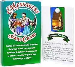 Baralho Mensagens do Povo Cigano - 36 cartas com mensagens