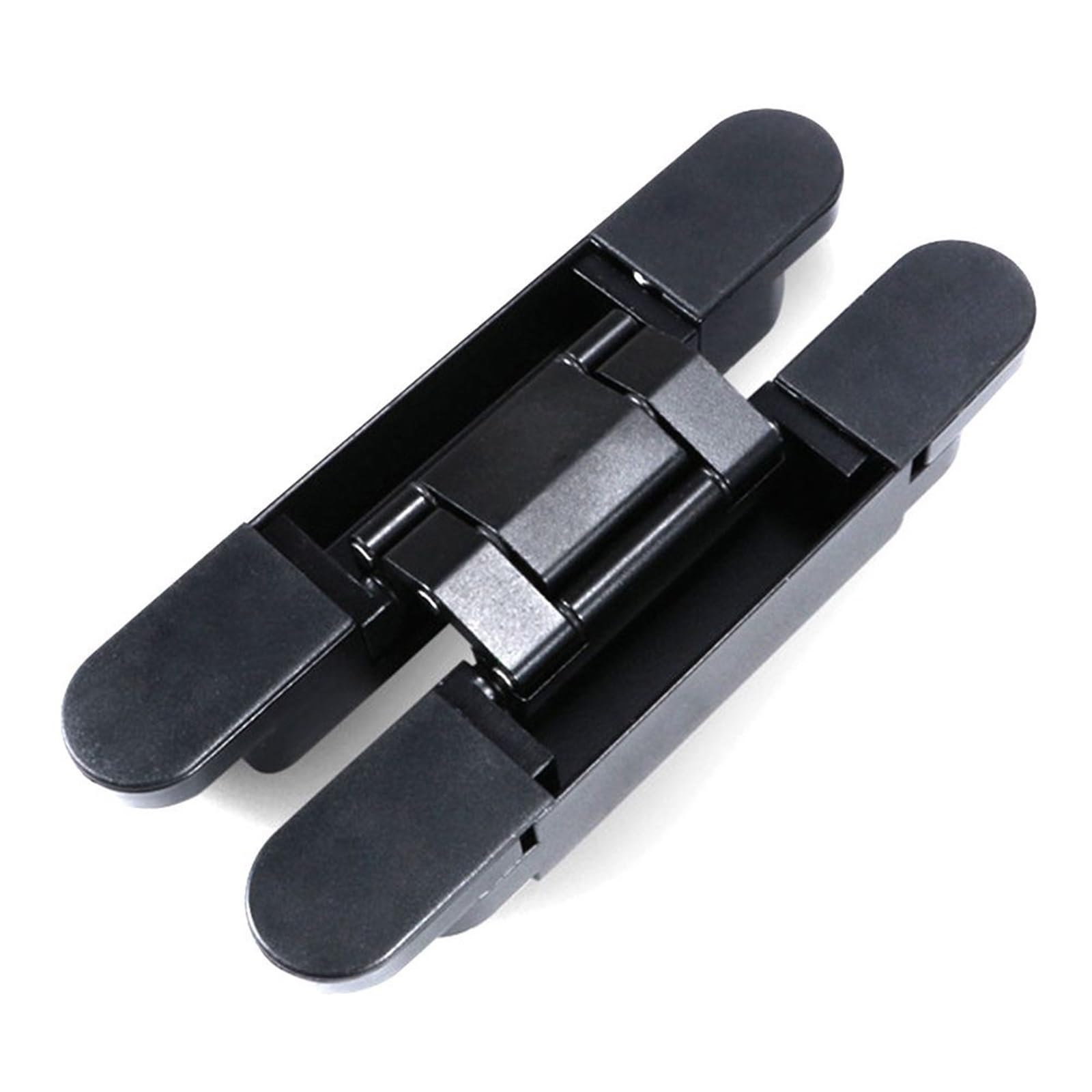 Nvsfzgiyg Nero Hardware Invisible Stainless Steel Loop Furniture Supplies Cross Door Hinge Window Accessories Hidden Hinges 1Pcs(Nero)