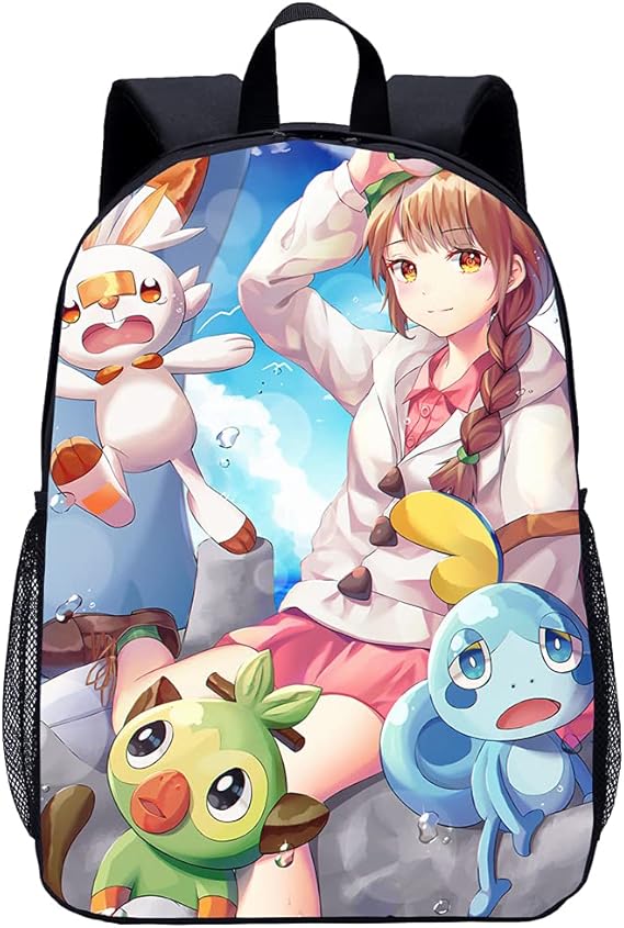 3D printed backpack Pokémon Sword Schoolbag youth backpack Used for children's school adult