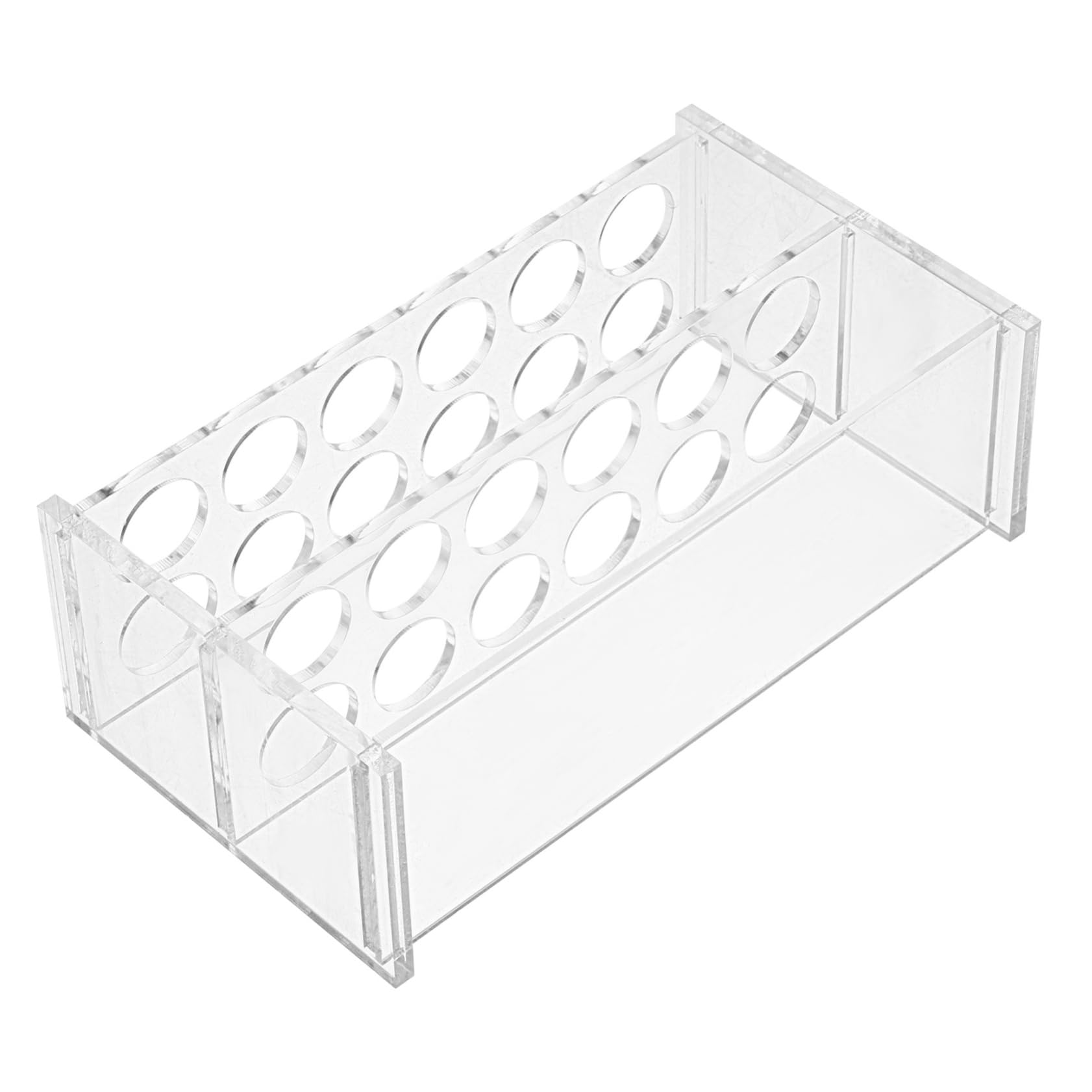 Cabilock 5 Piezas Gradilla Tubo De Ensayo Muestra Tubo Transparente Soporte Para Tubo Dosificador Estante Para Soporte De Tubos De Ensayo Soportes Para Tubos De Ensayo Acrílico