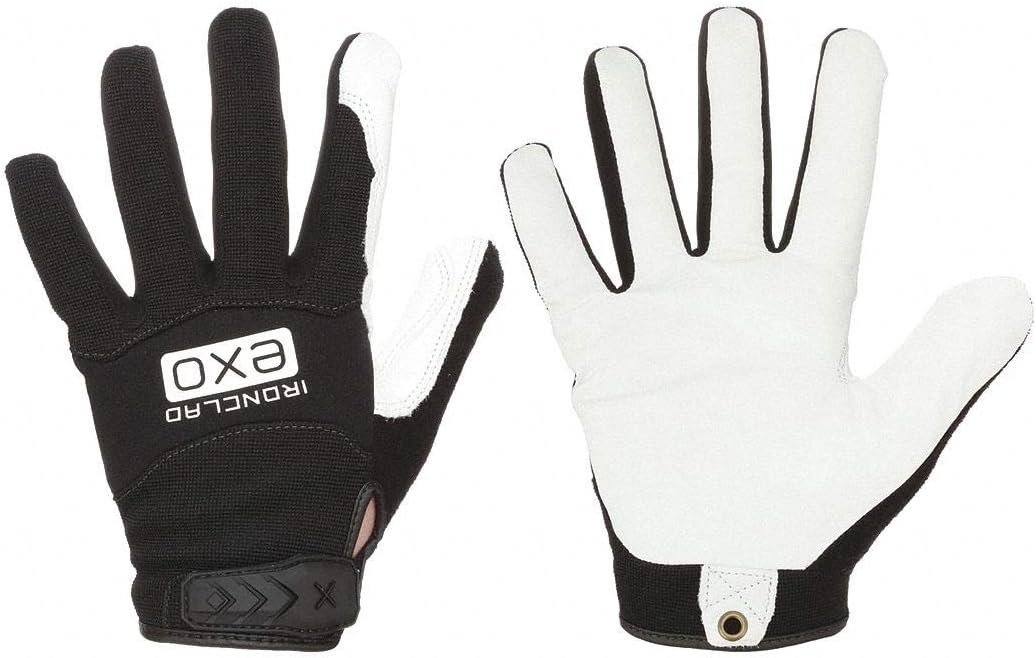 Mechanics Glove, XL, Black/White, PR