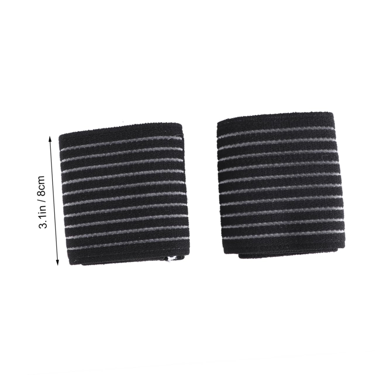 Gogogmee 1Pair Adjustable Elastic Wrist Protectors for Carpal Tunnel Relief Durable Support for Basketball and Volleyball Comfortable Black