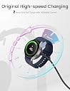 LKMO USB C Charger Compatible for Samsung Galaxy Watch 7,6,6 Classic,5 Pro,5,4,4 Classic,3,Active 2,1 USB C Wireless Charging Dock Replacement for Galaxy Smartwatch Charging Cable gallery image