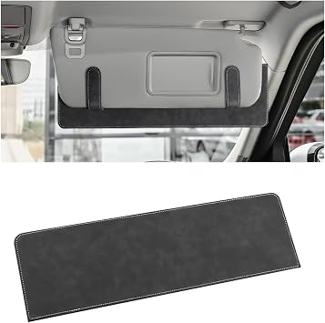 HZEL Car Sun Visor Extender, Anti Glare Vehicle Sunvisor Extension Shade Attachment for Safe Driving, Adjustable Auto Sunlight Blocker Accessories, Universal for SUV, Sedan, TruckSnow Gray