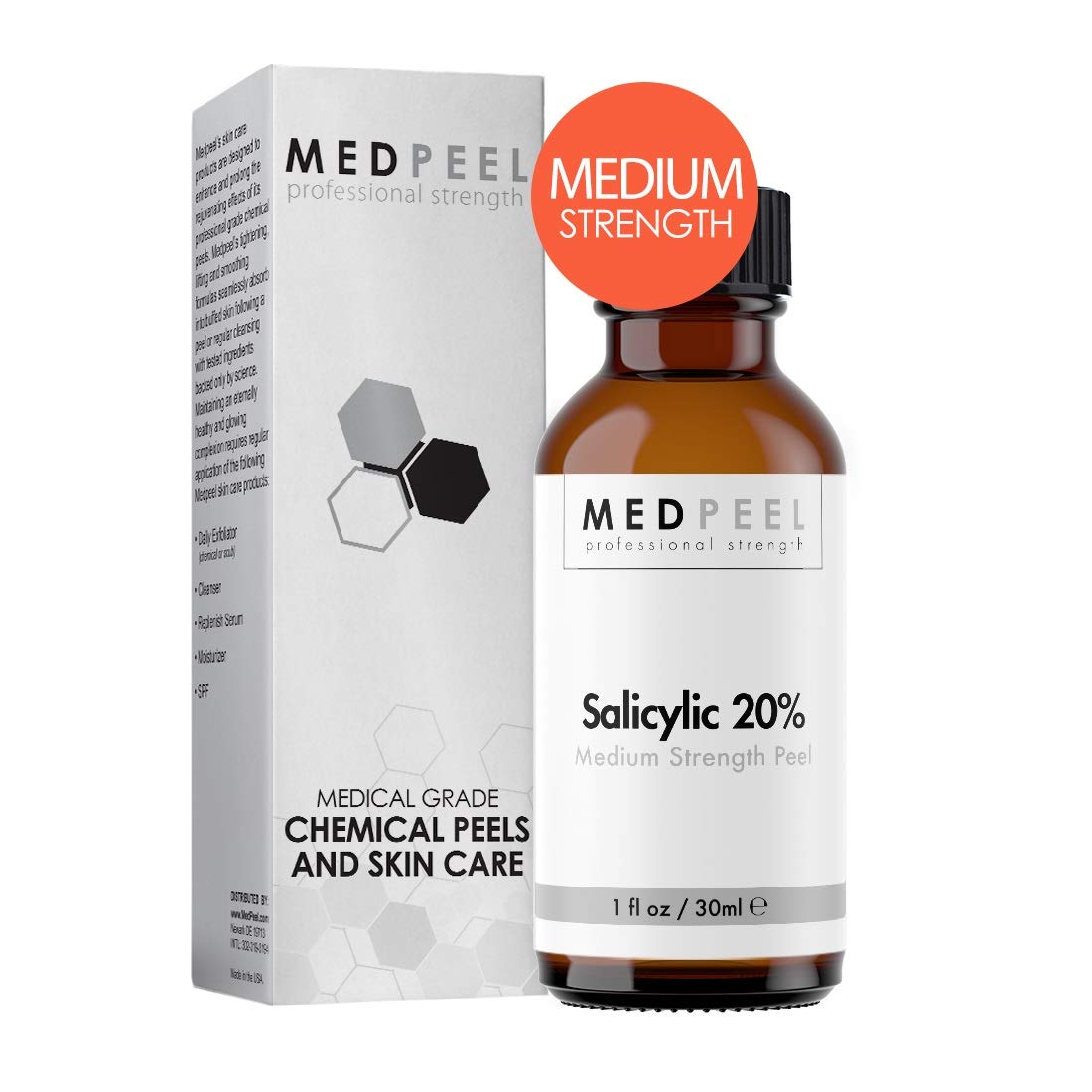 Buy MedPeel Salicylic Acid 20 Peel Medium Strength, Professional