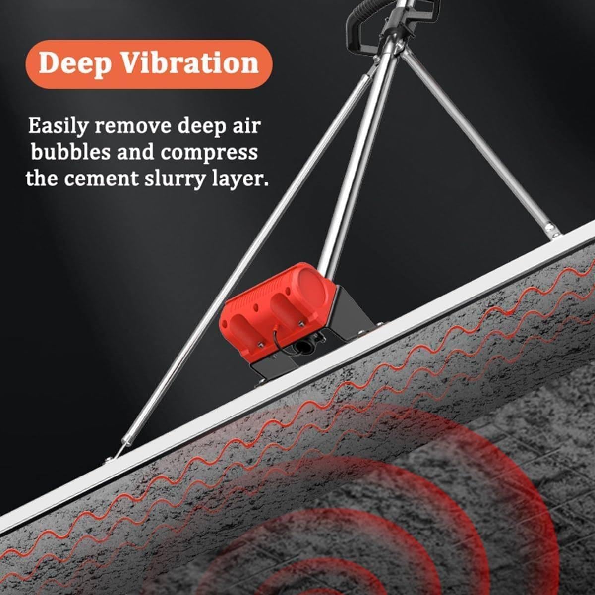 コンクリート表面スクリード、電動パワースクリード、電動コンクリート