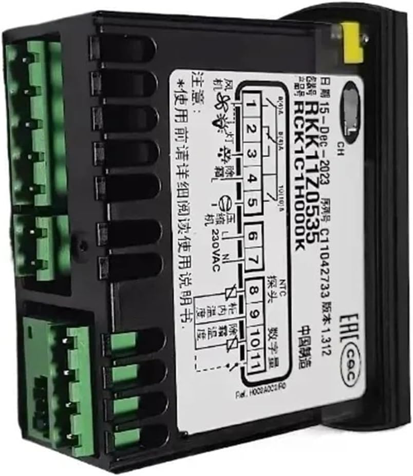 Refrigerator Temperature Controller, Compatible For CAREL, Thermostat Replacement Spare Parts, Fit for Models RKK11Z0535 & RCK1C1H000K