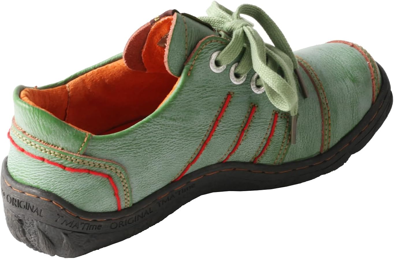 TMA EYES Scarpe da donna in pelle alla caviglia tinta una Design alla