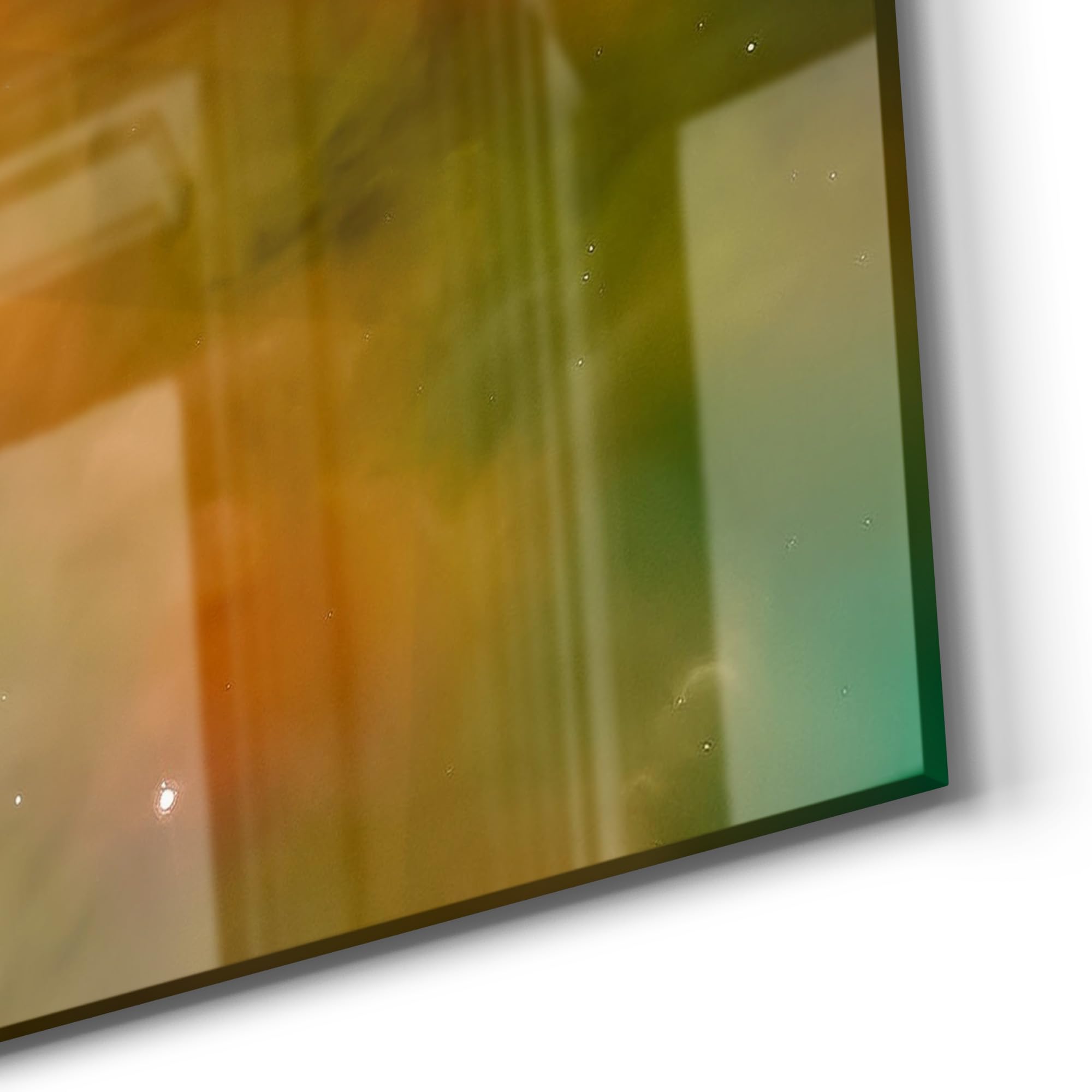 DEQORI Szklana tablica magnetyczna | wymiary 120 x 90 cm | motyw "Kosmiczny czarodziej" | tablica memo ze szkła | tablica magnetyczna z magnesami, długopisem i chusteczką do kuchni i biura | tablica
