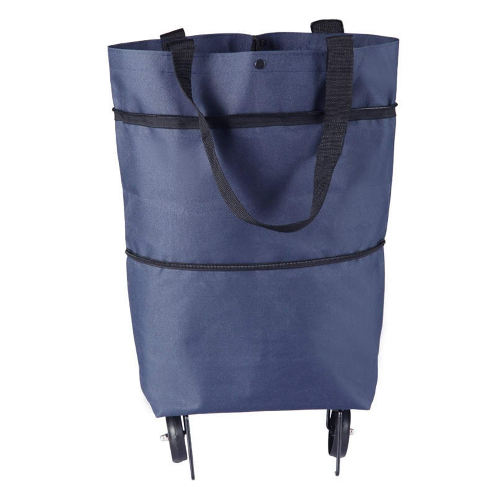 Buy Collapsible Shopping Trolley, Lightweight 2 Wheel Folding Shopping