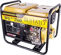 Gerador 2 KVA Monofásico a Diesel 5 HP BFD 2500 Partida Manual Buffalo