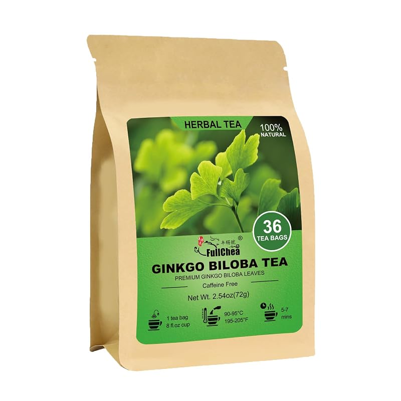FullChea Chá de Ginkgo biloba, 36 sachês