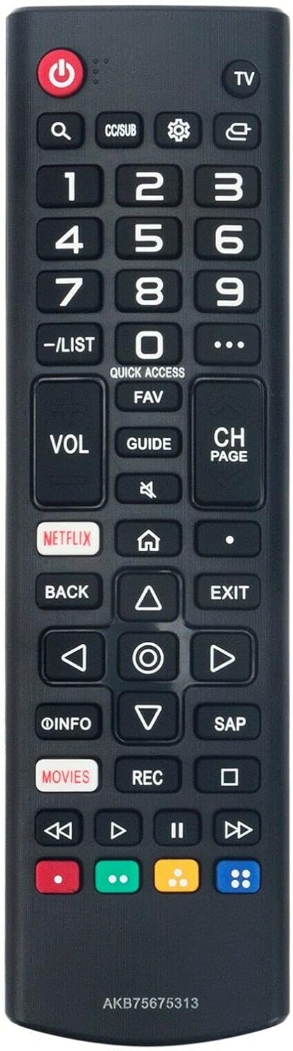 Replacement Remote Control for LG AKB75675313 for All...