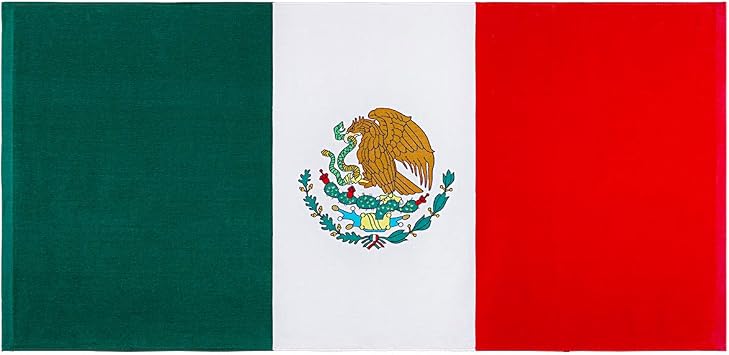 JYK Beach Towel Beach Chair Towel 28"x58" Towel for Beach Chairs Pool Bath Spa Fitness Kids Beach Towel Girls Beach Towel Boys Beach Towel Baby Beach Towel Mexican Flag