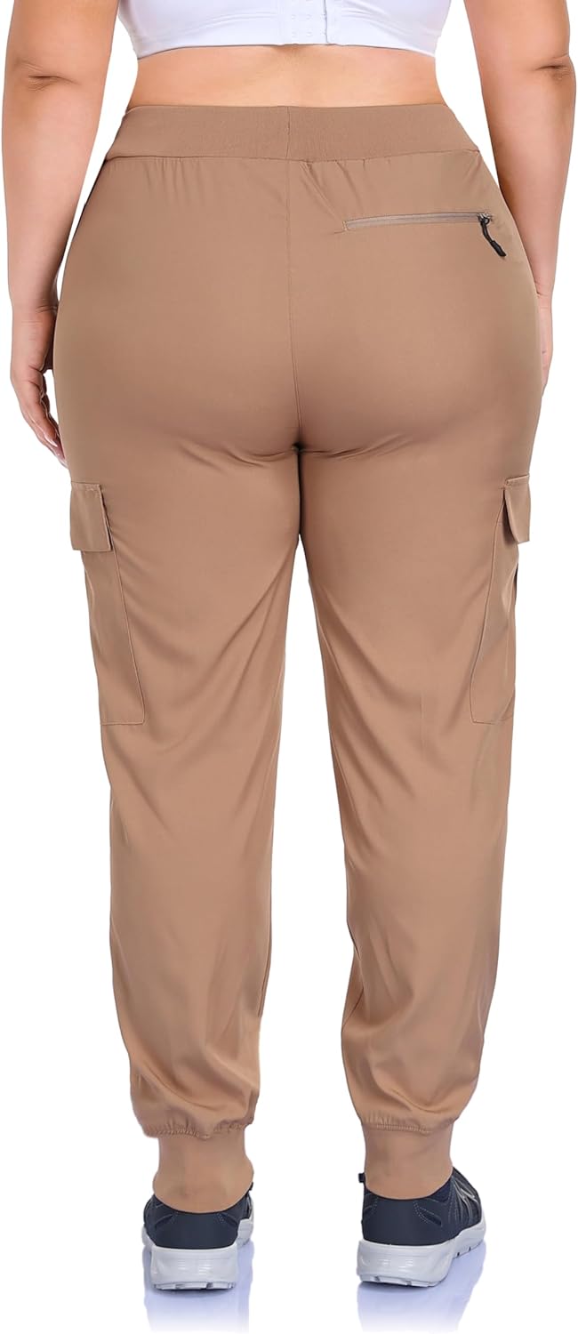 ZERDOCEAN Women's Plus Size Hiking Pants Lightweight Quick Dry Cargo Joggers Athletic Pants - Image 4