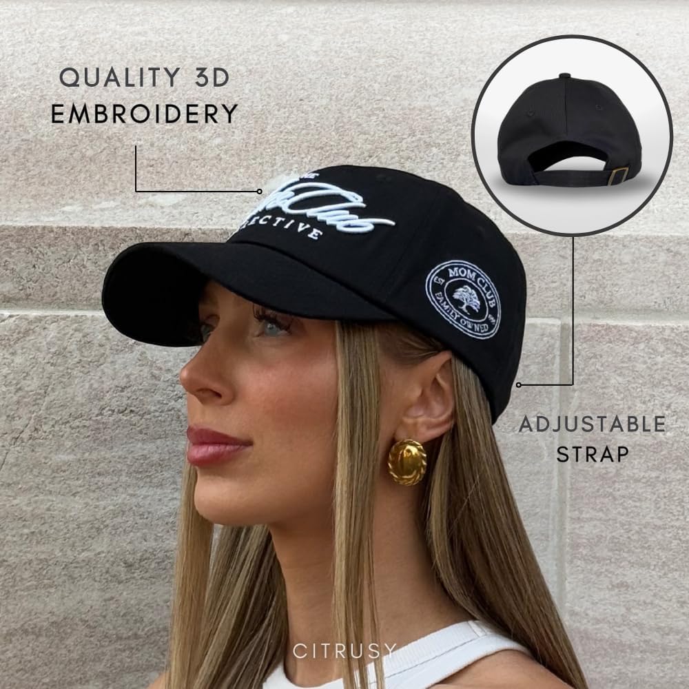 Trendy Mom & Dad Baseball Dad Caps | Men & Women Hats | Cute NY Ball Cap | Boy Mom Girl Dad Hats | Cotton | Adjustable Strap - Image 6