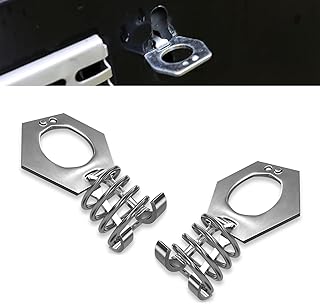 waswale 2 PCS Car Water Heater Door Lock Torque Cam Lock, 0.9" Spring + 0.6" Thumb Ring Stainless Steel Water Heater Cover...