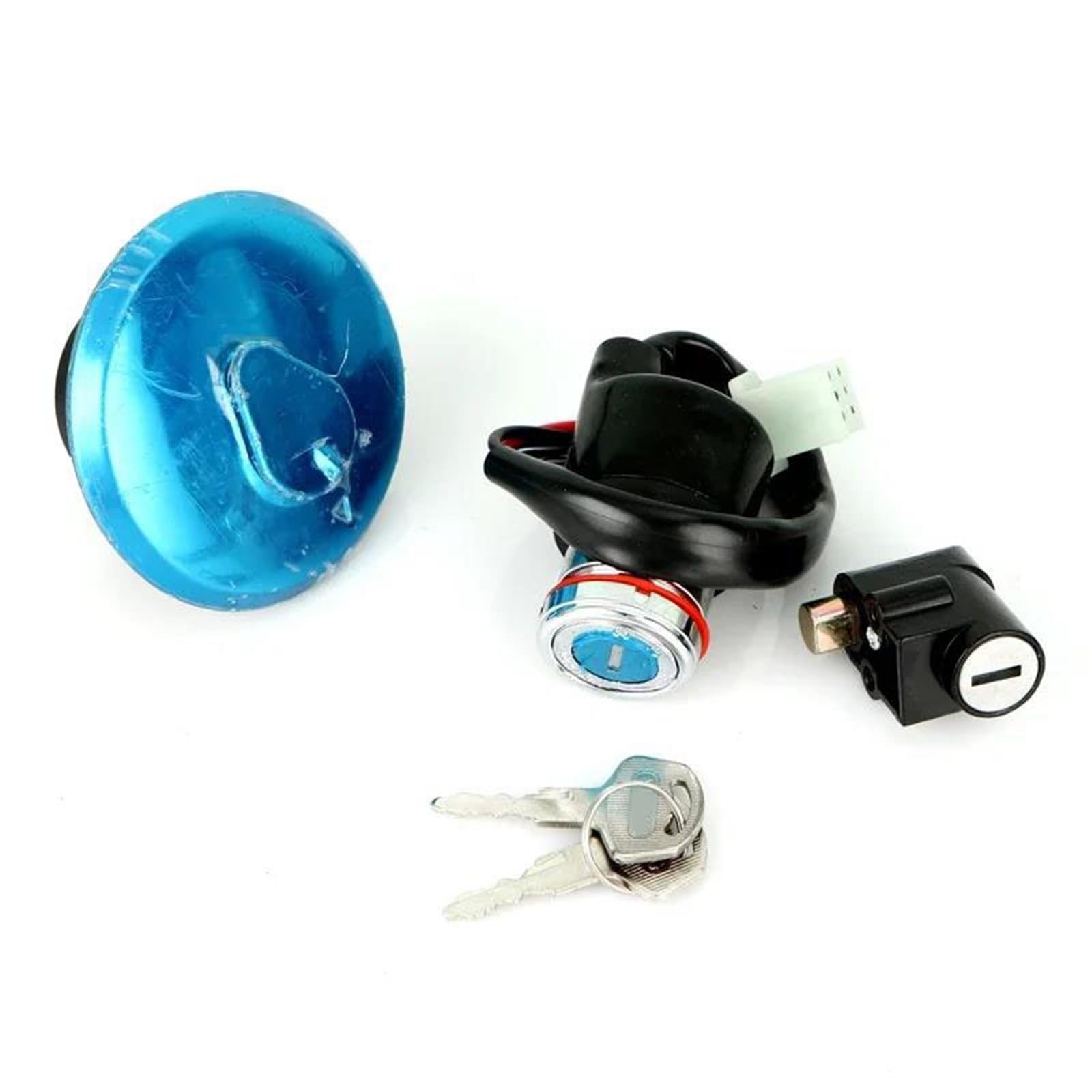 Contactslot 1 Set Voor 50CC 125CC 150CC GY6 Scooter 4 Pin Plug Scooter Onderdelen Motorfiets Contactslot & Sleutels Metalen Ontstekingsslot Vat Contactslot 1 Set Voor 50CC 125CC 150CC GY6 Scooter 4 Pin Plug Scooter Onderdelen Motorfiets Contactslot & Sleutels Metalen Ontstekingsslot Vat