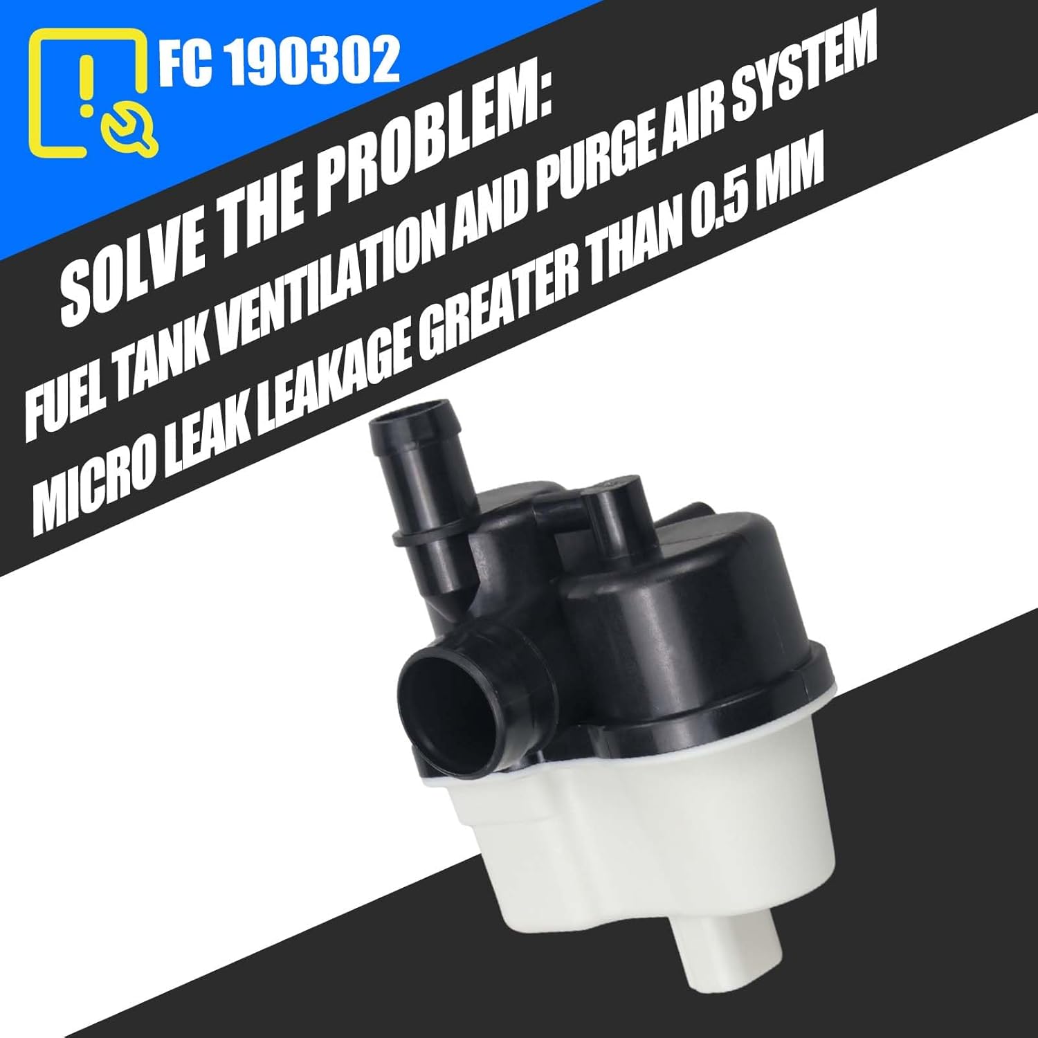 AITKEN EVAP System Vapor Leak Detection Pump Compatible with BMW 3 Series, 5 Series, 7 Series, M Series, Audi Volkswagen Volvo Land Rover Mercedes-Benz