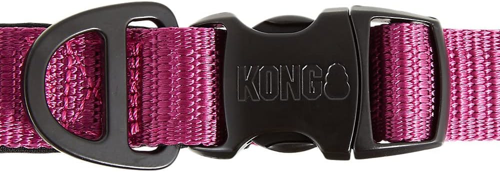 KONG Comfort Ultra Durable Traffic Padded Handle Hands Free Quick Control Leash 6' (Pink)