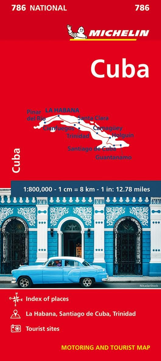 Cuba - Michelin National Map 786: Map