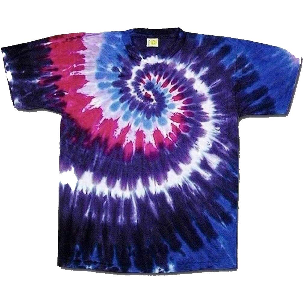 Tie Dye Mania Cranberry Swirl Tie-Dye Short Sleeve T