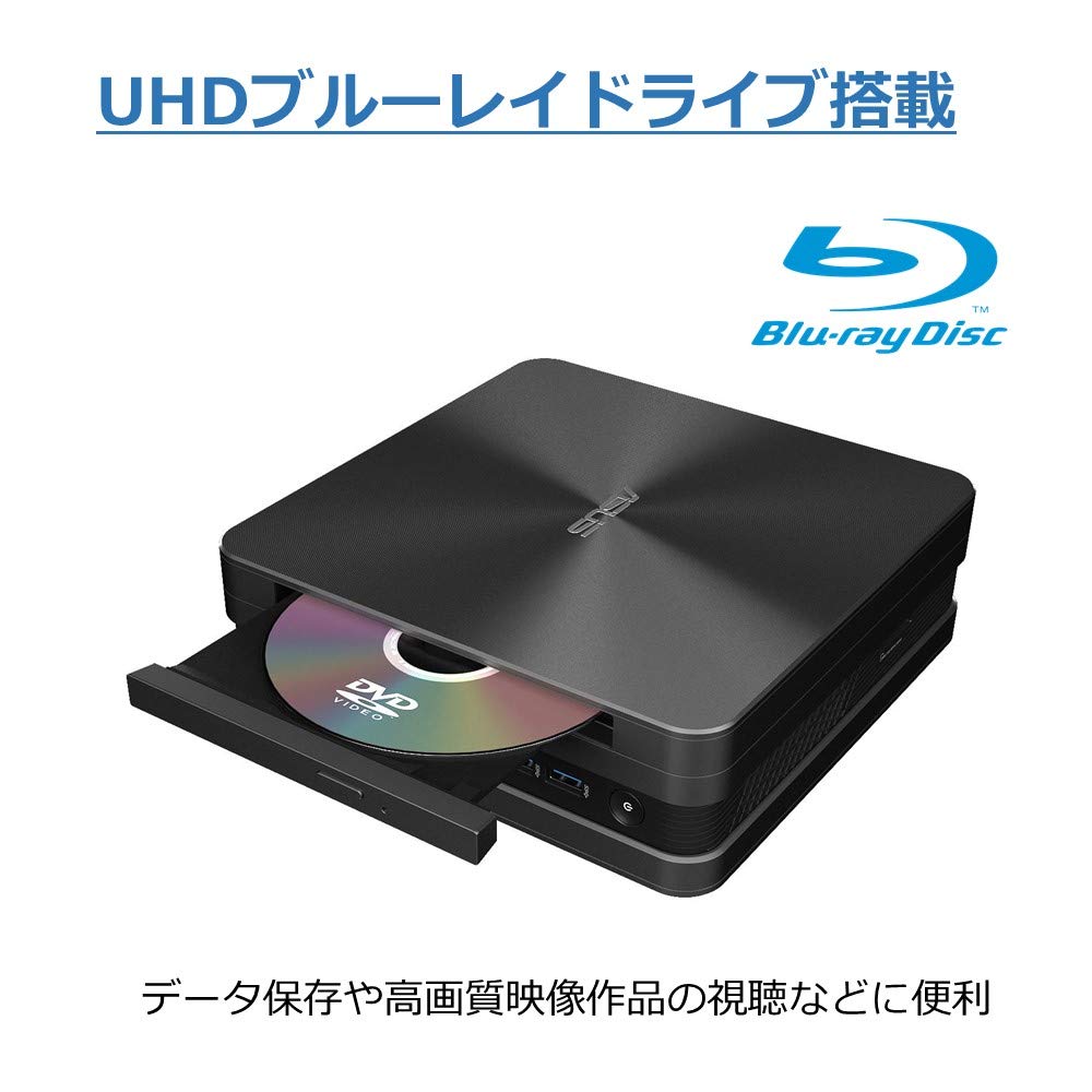 Amazon | ASUS デスクトップミニパソコン (Core i7-8700T/16GB・HDD 