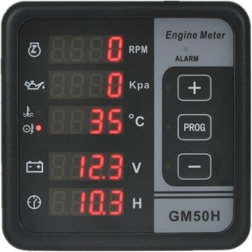 DIGITAL TEMPERATURE GAUGE with AUDIBLE ALARM Engine Guard EG01/1 BOLT