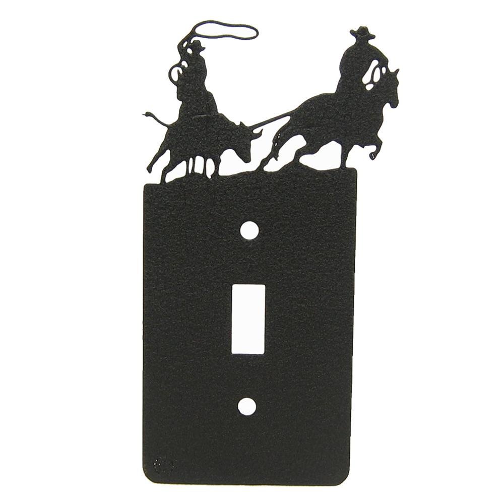 Innovative Fabricators, Inc. Team Roping Single Light Switch Plate Cover