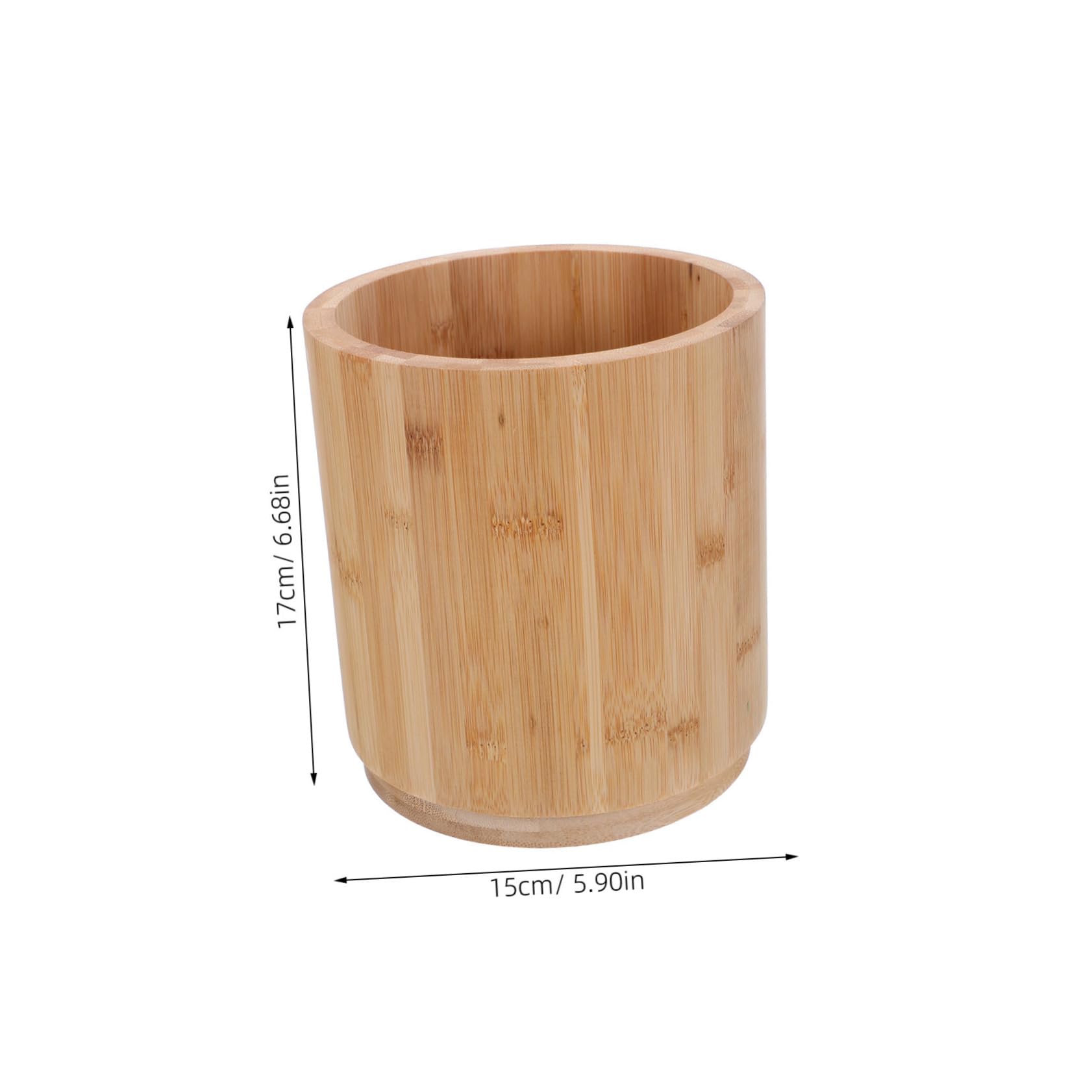 ULTECHNOVO Porte-ustensiles Organisateur Rotatif pour Ustensiles de Cuisine Style Campagnard