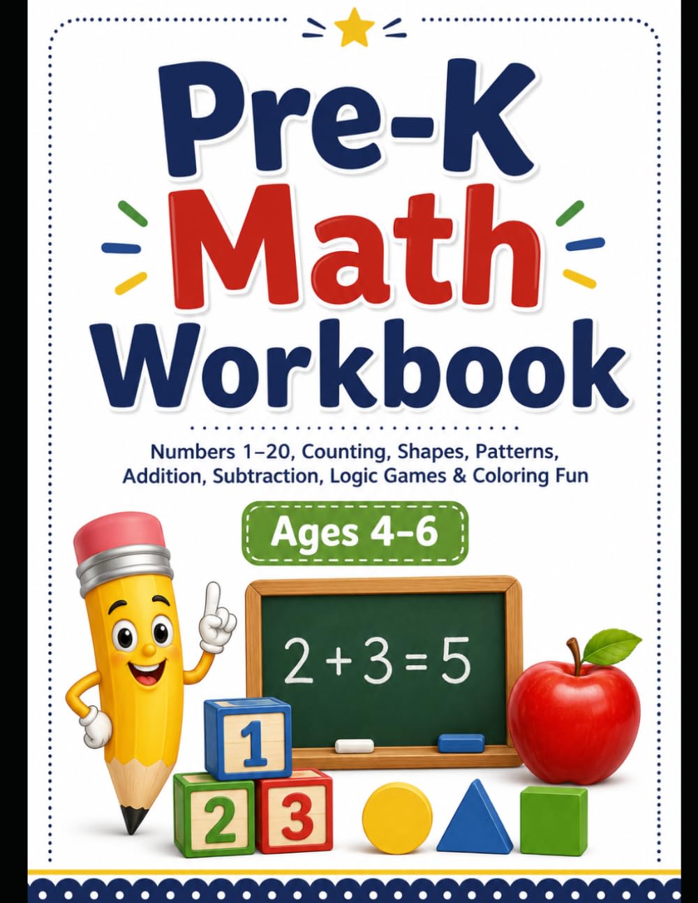 Pre-K Workbook: Math