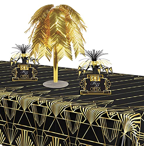 Décoration table Gatsby 1920 Beistle pour transformer facilement votre buffet - 6