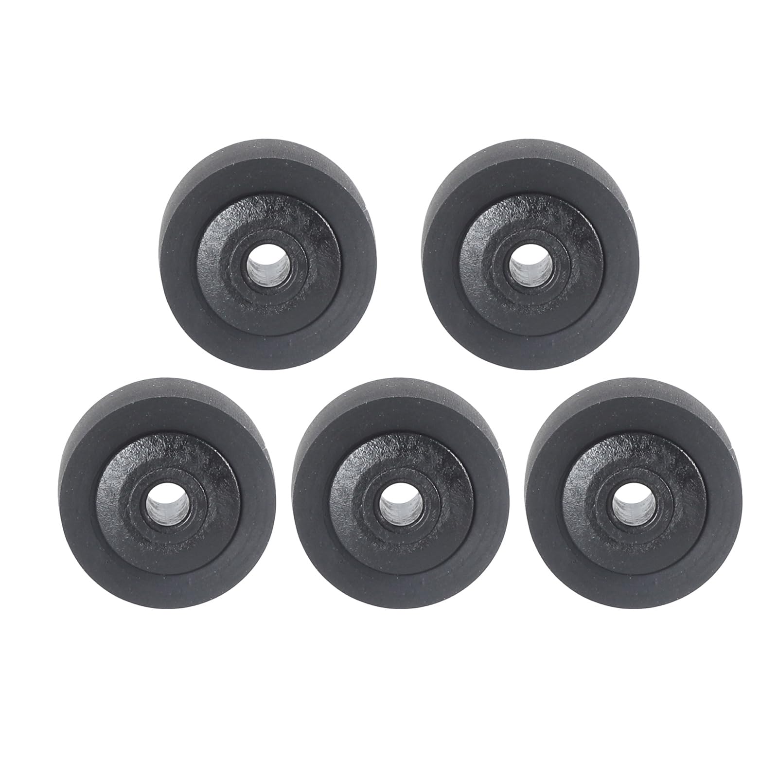Zeizafa 5Pcs Roller Bearing Wheel Cassettes Tape Device Pressure Roller for Sound Pressure Roller for Recorder Radio Pressure