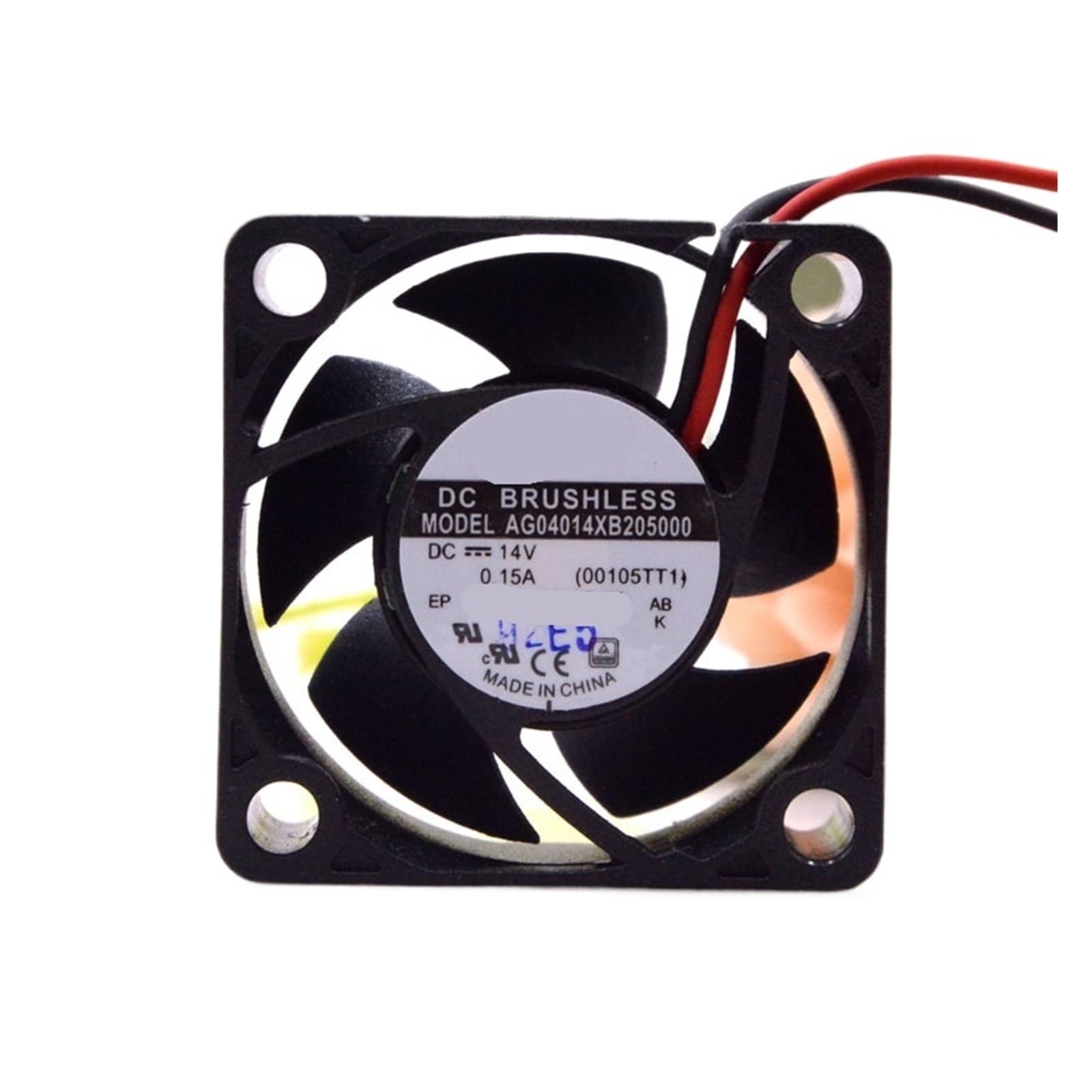KWQNPHTRN DC 14V Fan AG04014XB205000 14VDC 0.15a 4020 4cm Cooling Fan