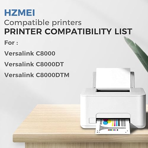 Miniatura 2 de Cartucho de tóner C8000 remanufacturado 106R04049 106R04046 106R04047 106R04048 Toner compatible con impresora Xerox Versalink C8000 (paquete de 4)