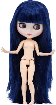 ICY Fortune Days 1/6 30cm Doll Only, Cute Doll for Practice, BJD Cartoon Toys, 4 Color Exchangeable Eyes