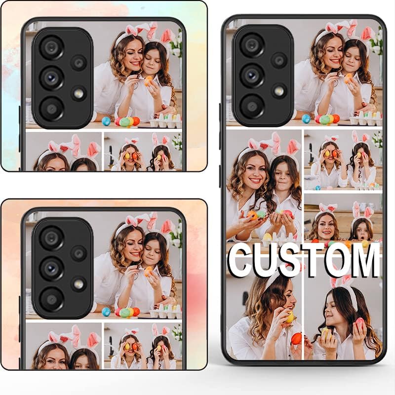 Personalized Photo Customized Gift Custom Phone Case for iPhone 14 13 12 11 PRO MAX XR XS MAX Samsung Galaxy S23 S22 S21 S20 FE Plus Ultra Note 20 10 A14 A54 A03S A53 Cover Case (b-6 Collage)