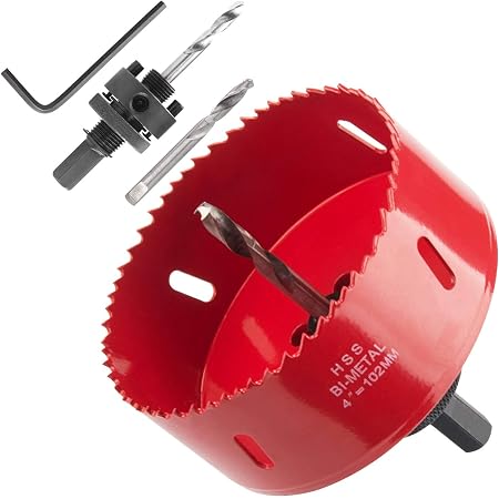 Rannb Hole Saw 4-inch Dia Hole Cutting 