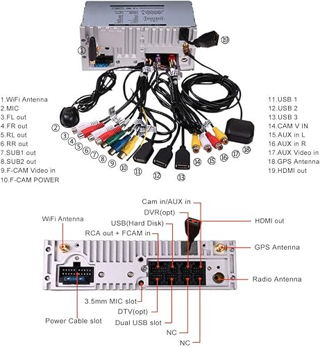 Miniatura 6 de SYGAV Estéreo Android para 2012 2013 2014 Toyota Camry Radio Wirelss Carplay DSP navegación GPS HD 1280x720 Android Auto pantalla táctil unidad